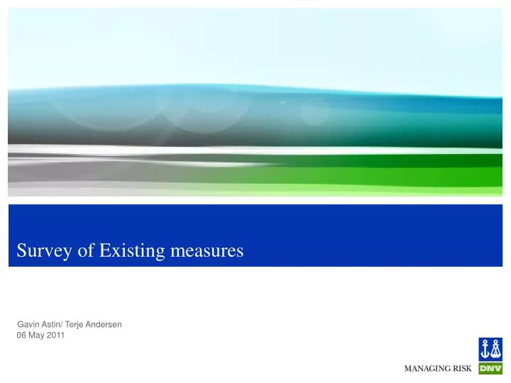 survey of existing measures