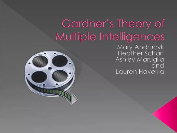 gardner s theory of multiple intelligences
