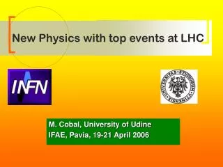 New Physics with top events at LHC