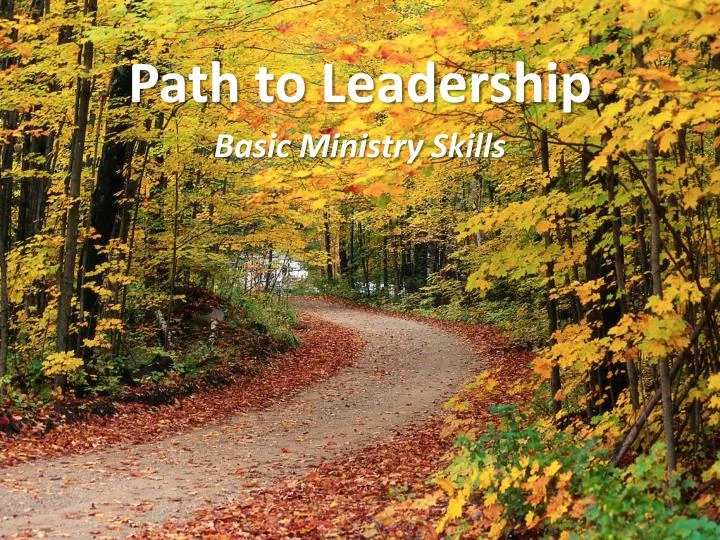 path to leadership