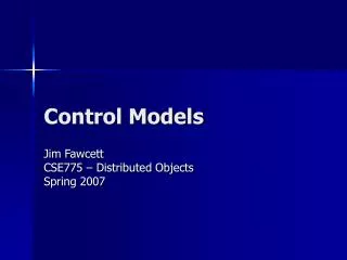 Control Models