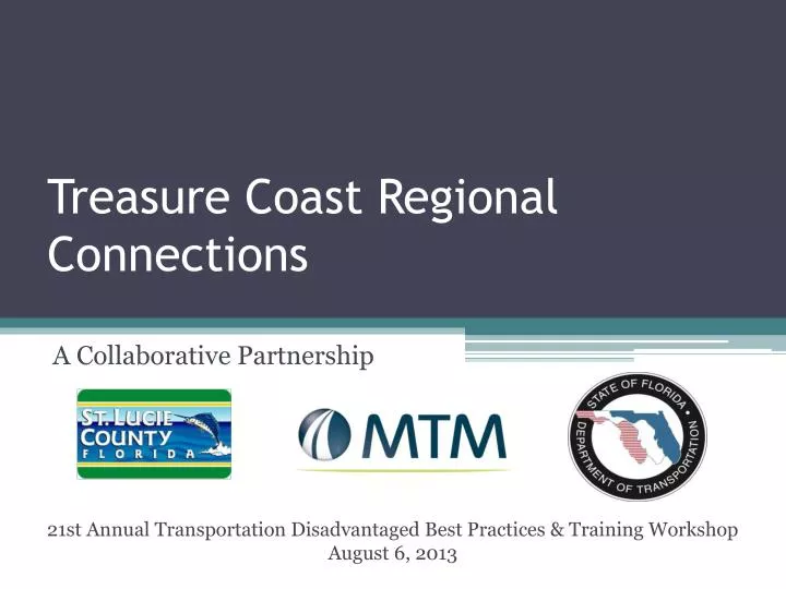 treasure coast regional connections