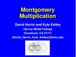 Montgomery Multiplication - slide 1