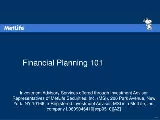 financial planning 101