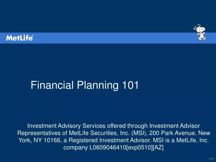 financial planning 101