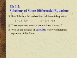 ch 1 2 solutions of some differential equations