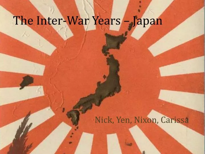 the inter war years japan