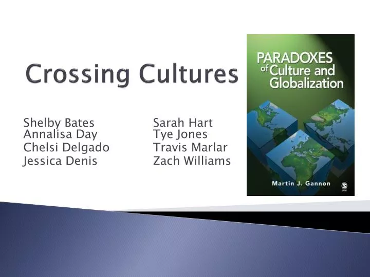crossing cultures
