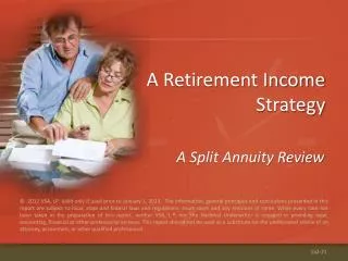 A Retirement Income Strategy