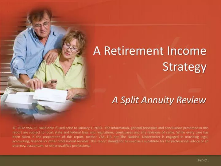 a retirement income strategy