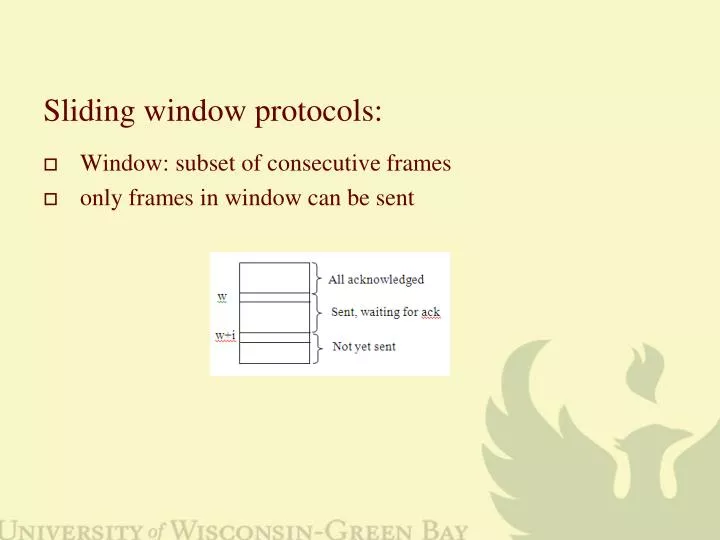 sliding window protocols