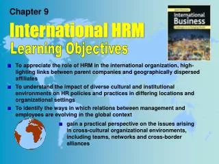 Chapter 9 International HRM