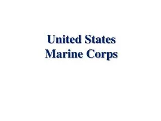 United States Marine Corps