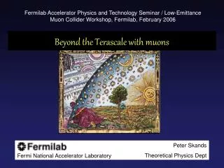 Beyond the Terascale with muons