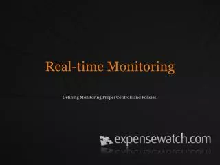 Real-time Monitoring