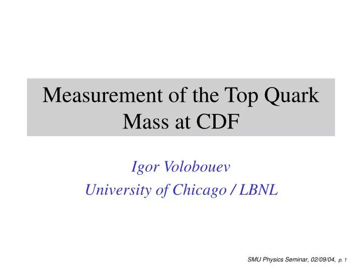 measurement of the top quark mass at cdf