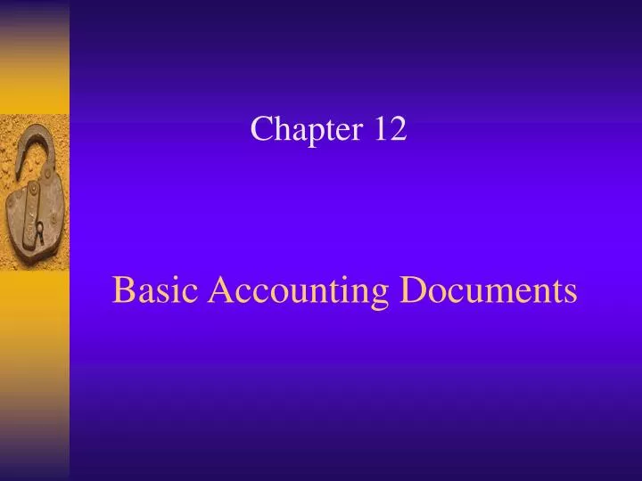 basic accounting documents