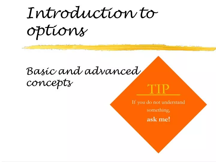 introduction to options