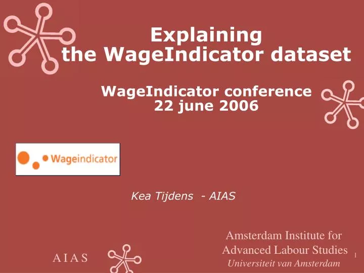 explaining the wageindicator dataset wageindicator conference 22 june 2006