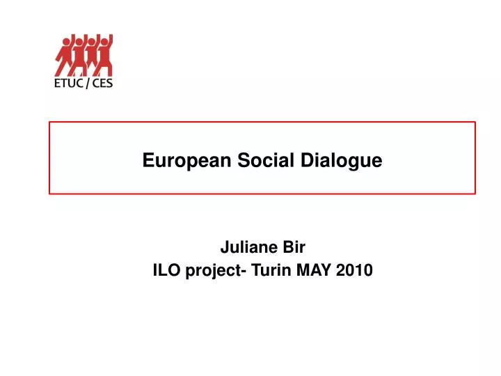european social dialogue