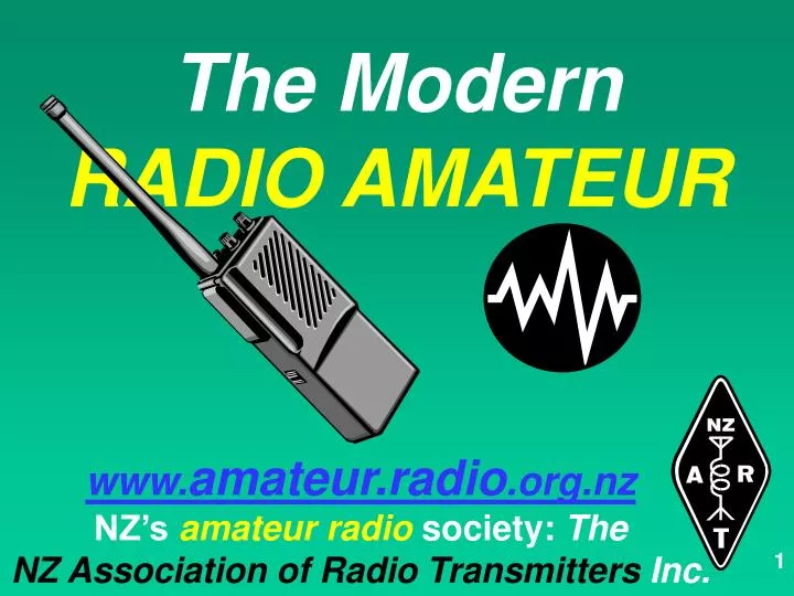 the modern radio amateur