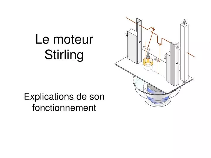 le moteur stirling