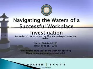 Navigating the Waters of a Successful Workplace Investigation