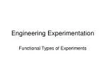 Engineering Experimentation - slide 1
