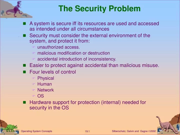 the security problem
