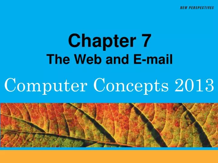 chapter 7 the web and e mail