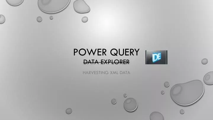 power query data explorer