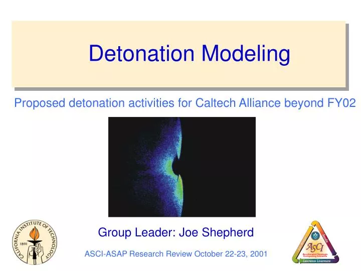 detonation modeling