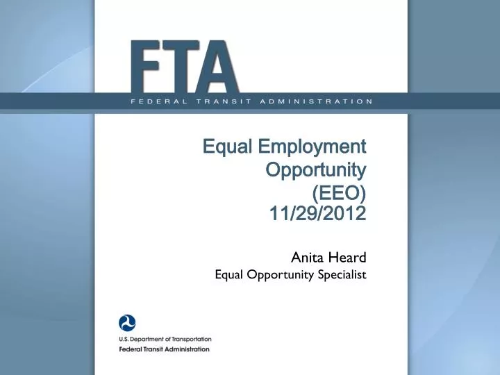 equal employment opportunity eeo 11 29 2012 anita heard equal opportunity specialist