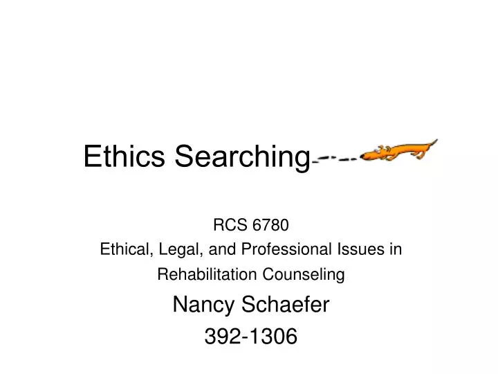 ethics searching
