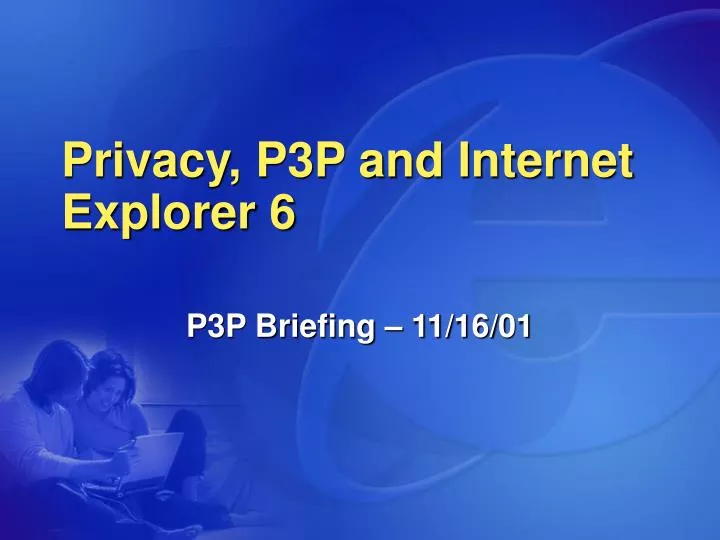 privacy p3p and internet explorer 6