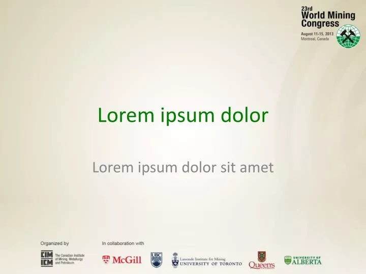 lorem ipsum dolor