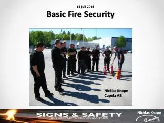 Basic Fire Security