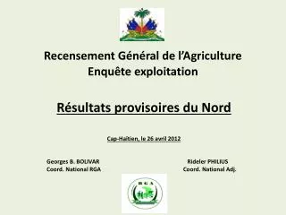 recensement g n ral de l agriculture