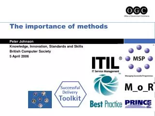 The importance of methods
