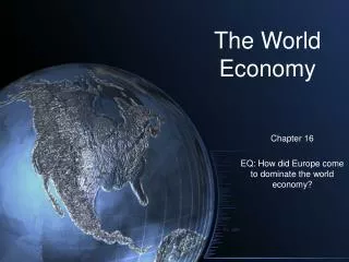 The World Economy