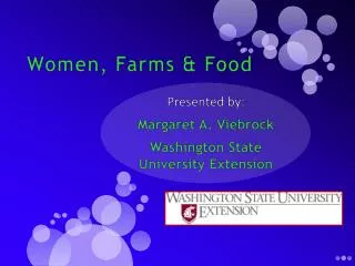 Women, Farms &amp; Food