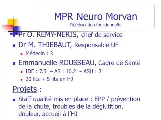 mpr neuro morvan r ducation fonctionnelle