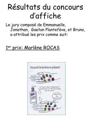 r sultats du concours d affiche