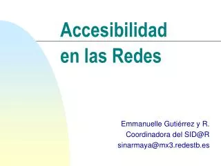 accesibilidad