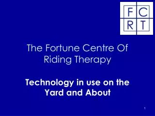 The Fortune Centre Of Riding Therapy