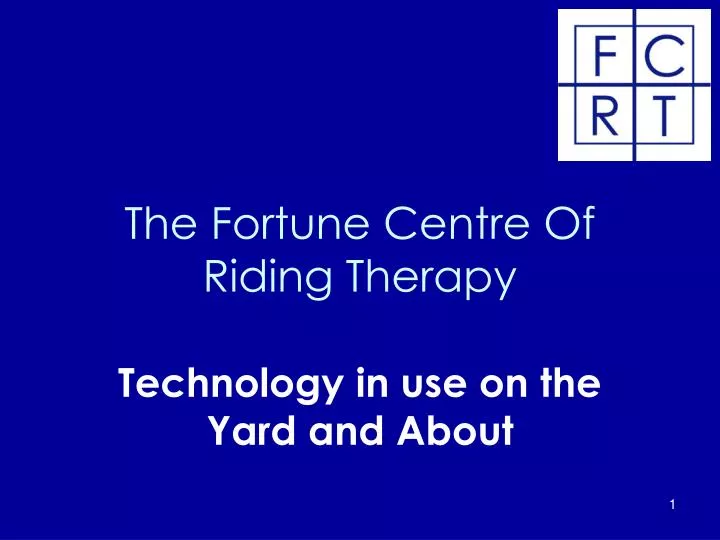 the fortune centre of riding therapy