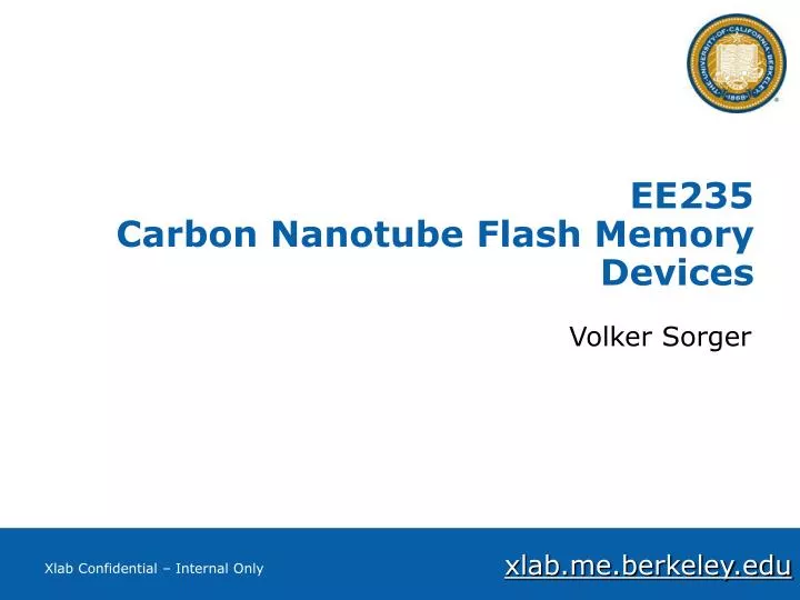 ee235 carbon nanotube flash memory devices