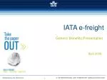 IATA e-freight - slide 1