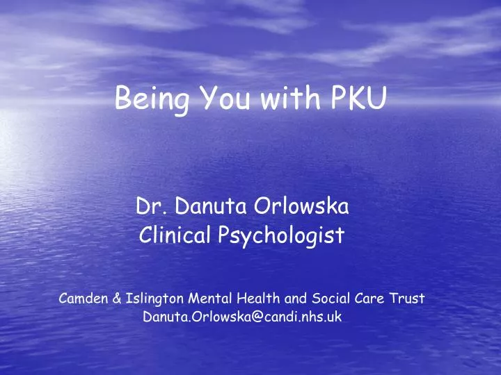 being you with pku