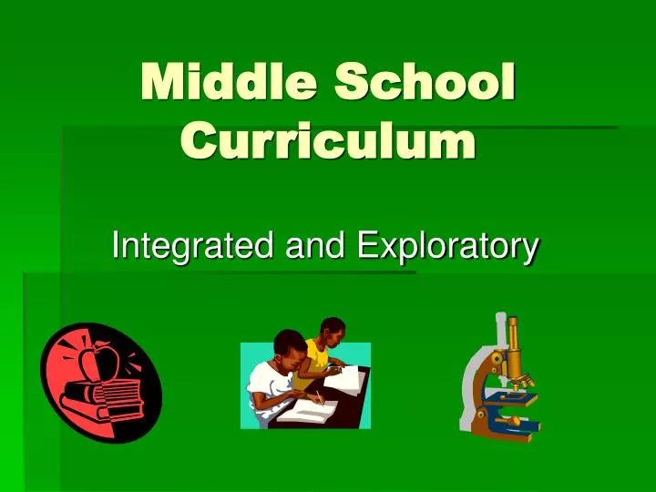 middle school curriculum